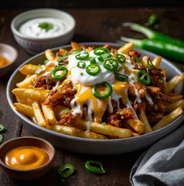 Loaded fries served fresh at Sixty5 Street Brampton